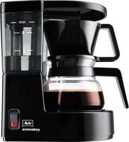 Melitta Aromaboy Filtermaschine in Schwarz mit Glaskanne und Abschaltautomatik - Bild 1