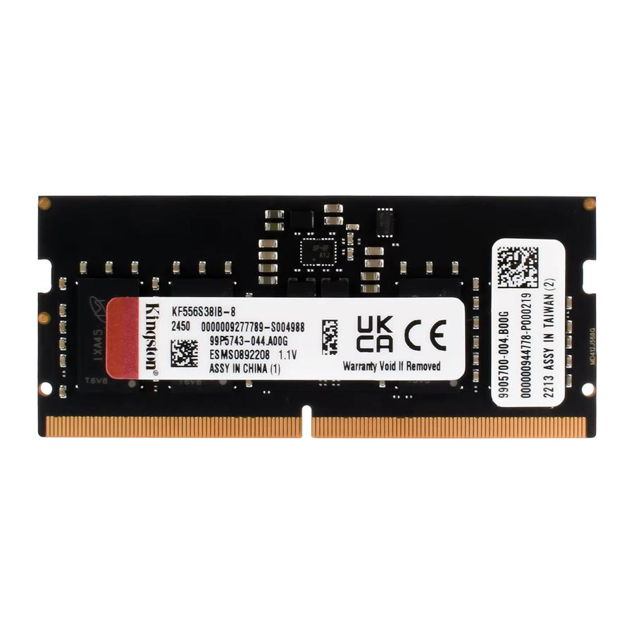 Kingston FURY Impact DDR5 SODIMM Notebook-RAM 16 GB 5600 MHz Schwarz - Bild 2