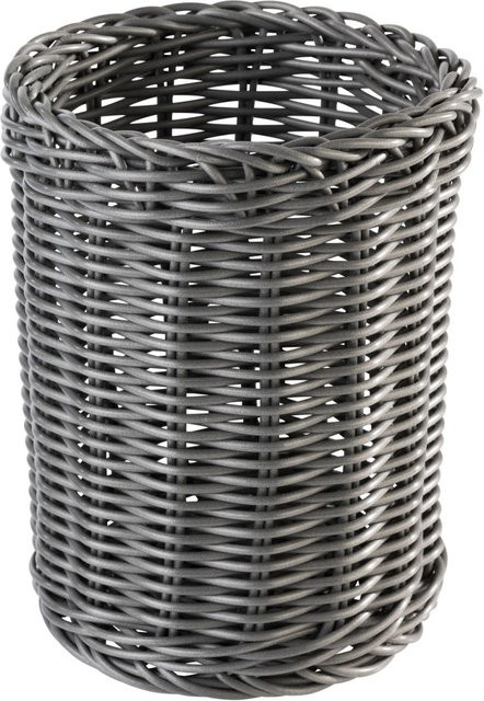 APS Besteckkorb ECONOMIC aus Polypropylen in Grau, L: 12 cm, B: 12 cm, Ø: 12 cm, H: 15 cm - Bild 1