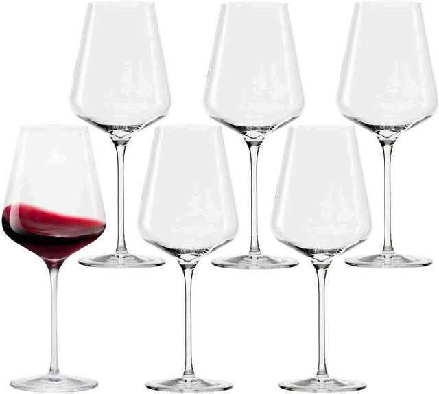 Stölzle Lausitz Bordeauxgläser Quatrophil, 6er Set, transparent, 645 ml pro Glas - Bild 1