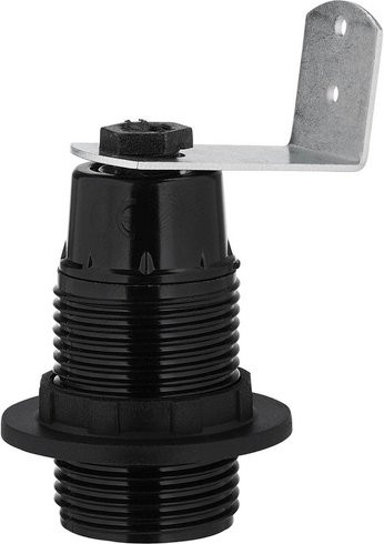 REV-Ritter Lampenfassung E14 aus Kunststoff in Schwarz mit Winkel - Bild 3