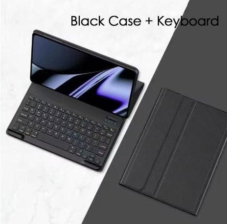 Huawei Tastaturhülle mit Bluetooth-Maus und Stifthalter für HONOR Pad X9A X9 Pro 11,5 Zoll, Schwarz - Bild 1