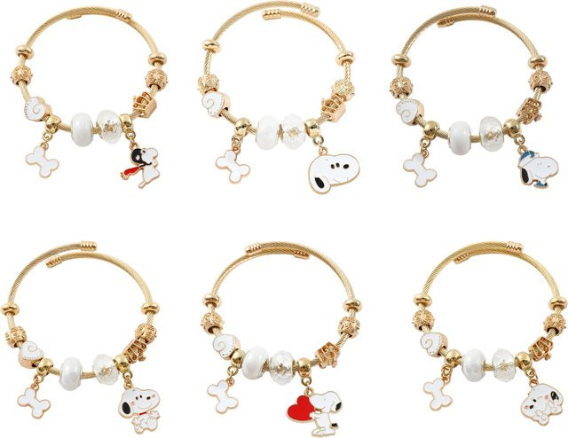 Bandai Armbänder Set, Peanuts, Bunt, Metall, Kinder, Unisex - Bild 1