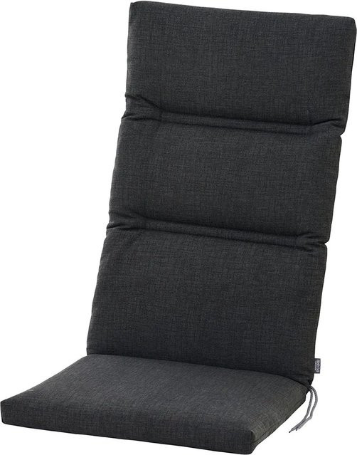 Siena Garden Sesselauflage Comfort Hochlehner Anthrazit H: 120 cm, B: 48 cm, T: 7 cm - Bild 1