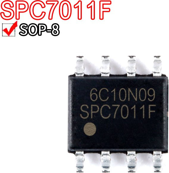 Si Tai & SH SPC7011F LCD Power Chip SOP8 in Schwarz, 10 Stück - Bild 1