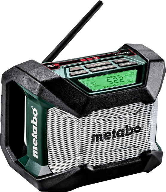 Metabo Akku-Baustellenradio R 12-18 BT Solo mit Bluetooth, AM/FM und IP54 Schutz in Grün - Bild 1