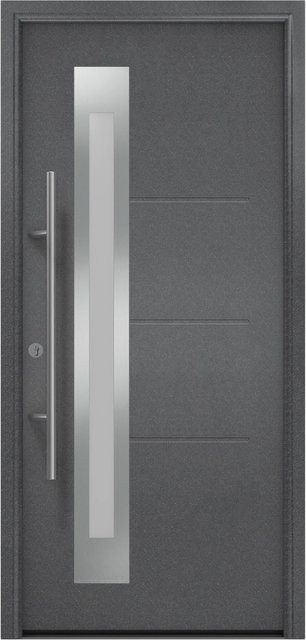 EcoStar Haustür Isopro IP 780S in Anthrazit-Metallic, Anschlag Links, B: 110 cm, H: 210 cm - Bild 1
