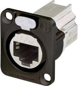Neutrik RJ45 etherCON Datensteckverbinder D Serie Buchse Schwarz NE8FDX-P6-B 8P8C - Bild 1