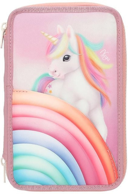 Depesche 3-Fach Federtasche Ylvi Farbwolke Multicolor B/T/H: 7,5 x 13,5 x 20 cm - Bild 1