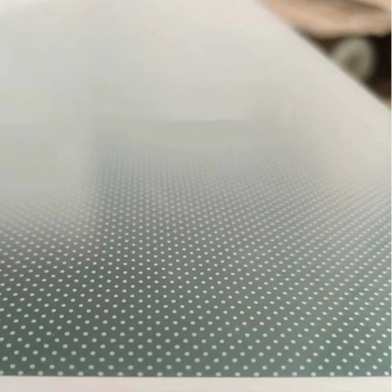 Einseitige lasergepunktete Acryl-Lichtleiterplatte für LED-Beschilderung, transparentes PMMA-Lichtemittierendes Panel - Bild 4