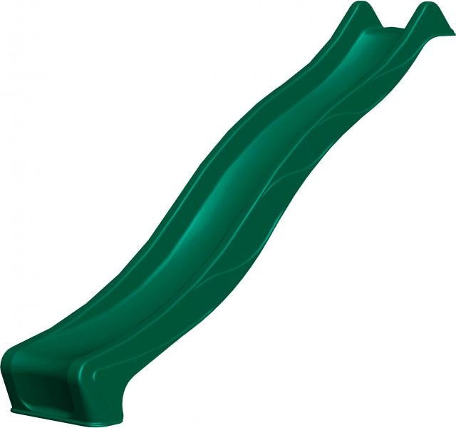Intergard Holzschaukel mit Wellenrutsche in Grün aus HDPE-Kunststoff - Bild 1