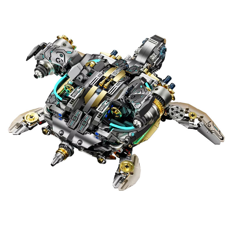 FUNXINEE Mechanischer Meeresschildkröten-Bausatz, 1277 Teile - Bild 3