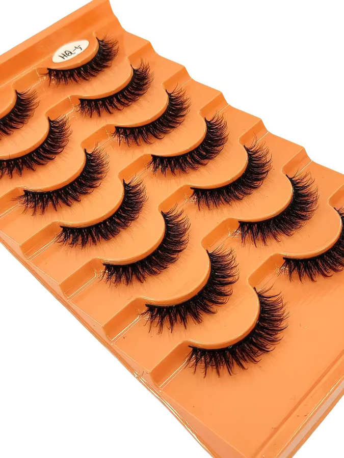 AMSDCN Künstliche Wimpern, Black, Natürlich, Unisex - Bild 4