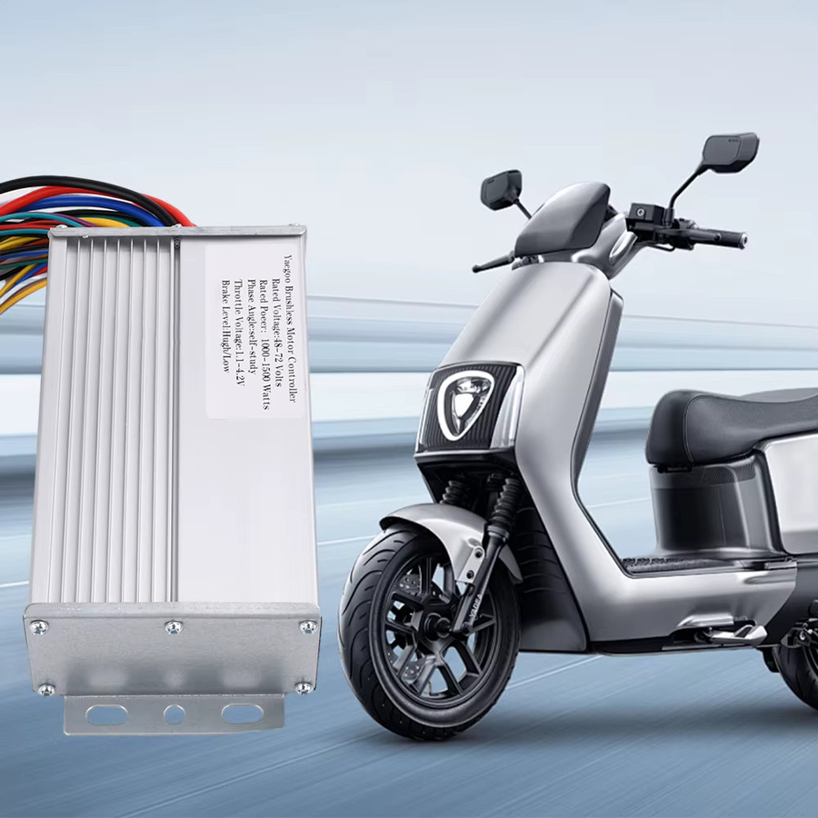 Gaqqee Bürstenloser Controller für Elektrofahrzeuge in Silber, Dual Modus, 1000-1500W, kompatibel mit 48V 60V 72V - Bild 3