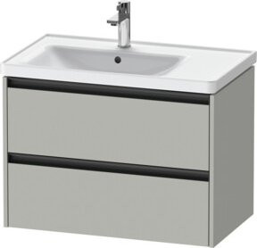 Duravit Waschtischunterschrank Ketho.2 in Betongrau, B/T/H: 78,4 x 45,5 x 54,9 cm - Bild 1