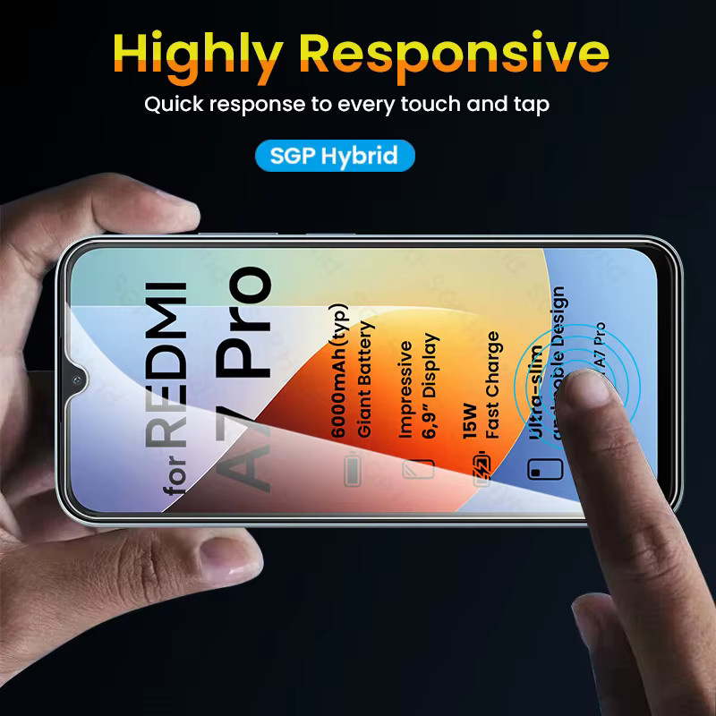 Xiaomi Redmi A7 Pro 4G Panzerglas Set mit 5 klaren Displayschutzfolien 9H Härtegrad Transparent - Bild 6