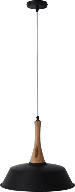 Näve Pendelleuchte Culum in Schwarz und Kupfer, rund, Durchmesser: 36 cm, Höhe: 120 cm - Bild 1