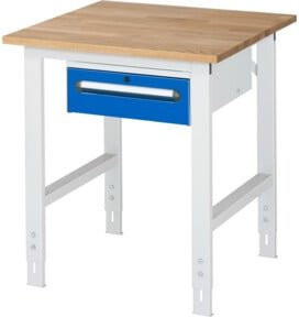 Rau Arbeitstisch Tom KM02 höhenverstellbar, B/T/H: 75 x 80 x 76-108 cm - Bild 1