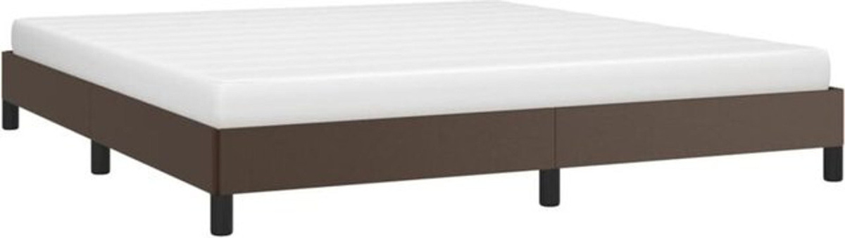 vidaxl Polsterbett aus Holzwerkstoff in Braun mit Maßen B: 180 cm, T: 200 cm - Bild 1