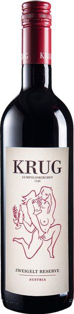 Weingut Krug Zweigelt Rotwein, Thermenregion, 2023, 0,75 l - Bild 1