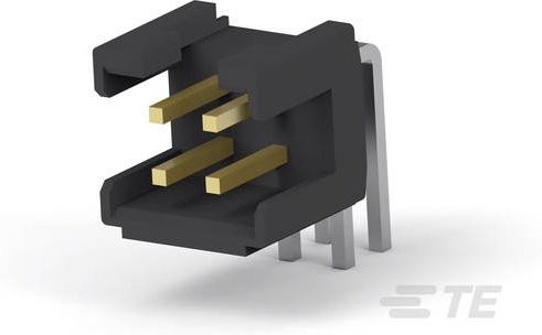 TE Connectivity Einbau-Stiftleiste Standard 2842168-6 in Schwarz aus Kunststoff - Bild 1