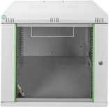 Digitus Wandgehäuse Dynamic Basic Serie 19 Zoll IT-Netzwerkschrank 9 HE B/T/H: 600 x 505,1 x 600 mm Lichtgrau - Bild 2