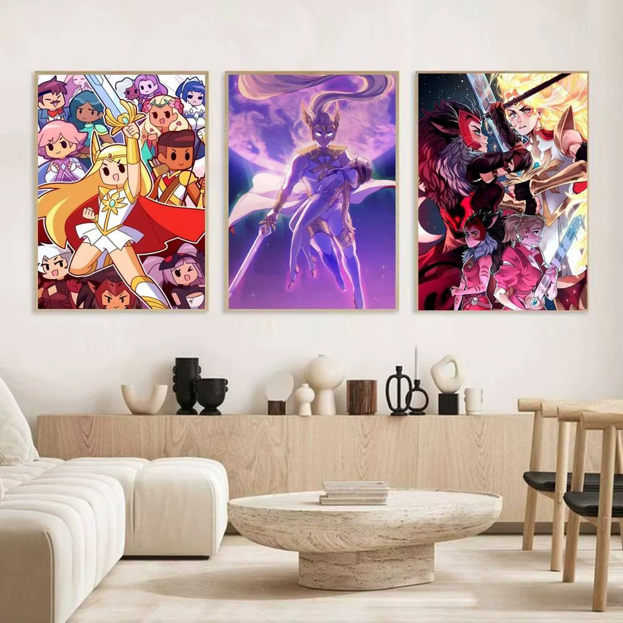 Selbstklebender Anime-Papierdruck She-Ra und die Prinzessinnen der Macht in Mehrfarbig - Bild 3