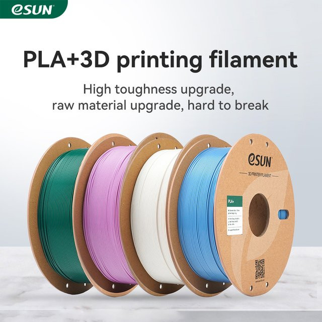 ESUN PLA+ 3D-Drucker-Filament Grün, 1,75 mm, 1 kg - Bild 1