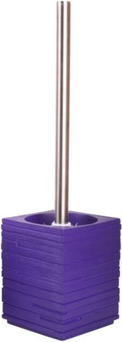 Sanilo WC-Bürste Calero Purple in Orange mit freistehendem Halter aus Kunststoff und Edelstahl - Bild 1