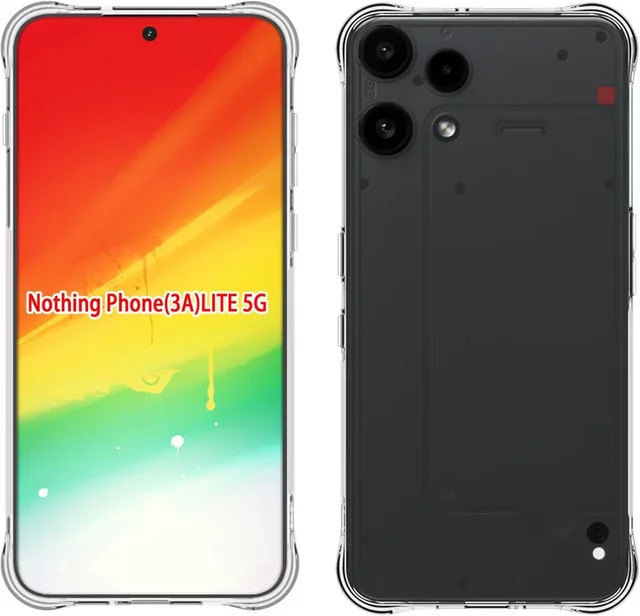 Stoßfeste TPU-Schutzhülle für Nothing Phone 3a Lite in Transparent - Bild 1