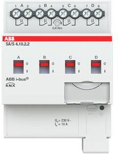 ABB Schaltaktor SA/S4.10.2.2 Stotz S&J 4fach 10A in Weiß - Bild 1