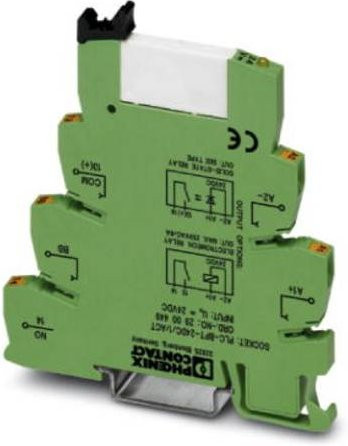 Phoenix Contact PLC-RPT-24DC/1/ACT Interface-Relais, 24 V/DC, 6 A, 1 Schließer, Grün, 10 Stück - Bild 1