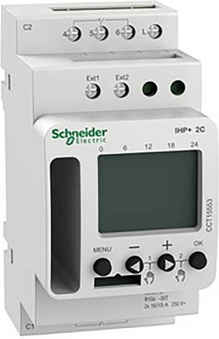 Schneider Electric Smart Hutschienen-Zeitschaltuhr in Weiß - Bild 1