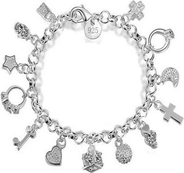 Fashion Maker 2 Schmuck-Set, 925 Silber, Charms, Damen - Bild 1