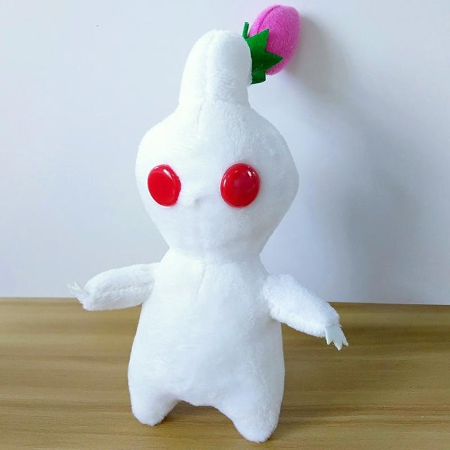 Pikmin Eisgeflügelte Blume, Plüschtier, Rosa, Weiß - Bild 1