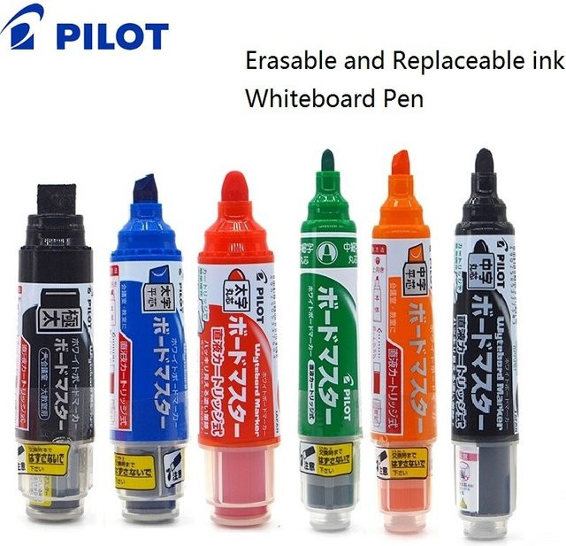Pilot Whiteboard-Marker mit nachfüllbarer Tinte und langlebiger Spitze, weiß - Bild 1