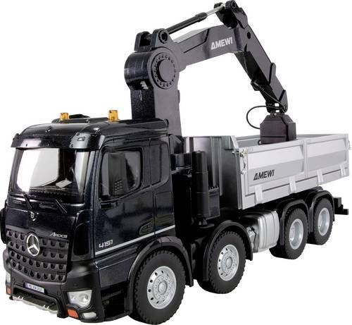 Amewi Mercedes-Benz Kranwagen Baufahrzeug RC-Modell 1:18 Elektro RtR - Bild 1