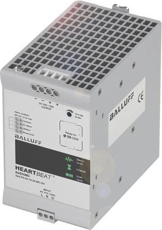 Balluff Netzteil BAE PS-XA-1S-24-200-104 in Grau mit Aluminiumgehäuse - Bild 1