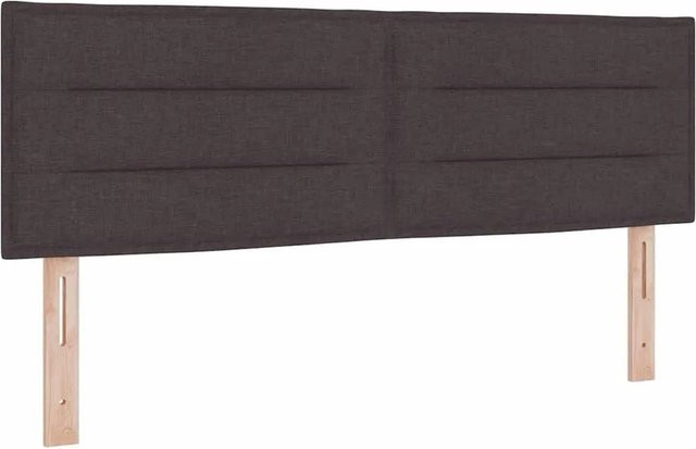 vidaXL Kopfteil aus Kunstleder in Dunkelbraun mit Breite: 160 cm - Bild 1