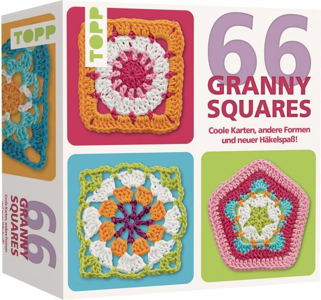 frechverlag GmbH 66 Granny Squares Karten-Set, Bunt / Mehrfarbig - Bild 1