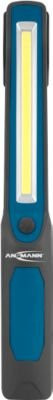 Ansmann WL250B Slim LED-Werkstattlampe in Blau/Schwarz mit Magnet und Haken, batteriebetrieben, 215 + 75 Lumen - Bild 1