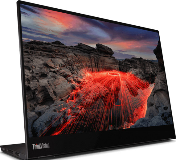 Lenovo ThinkVision M14t Computerbildschirm 35,6 cm (14 Zoll) 2.2K LED Touchscreen Schwarz mit IPS-Panel und USB-C Anschluss - Bild 1