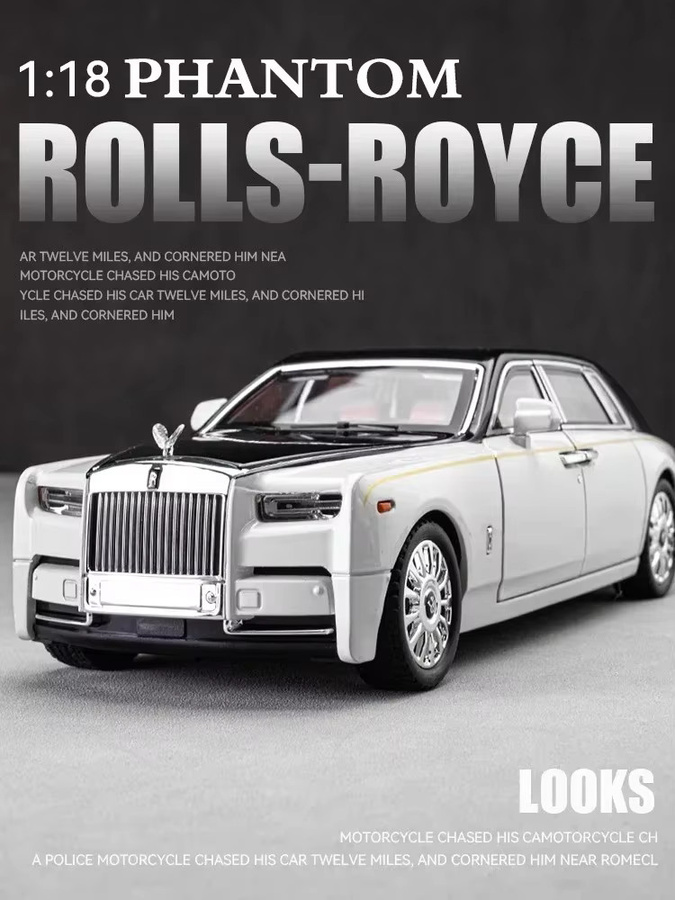 Maisto Rolls Royce Phantom, Modell Auto, 1:18, Metall, mit Licht und Sound - Bild 4