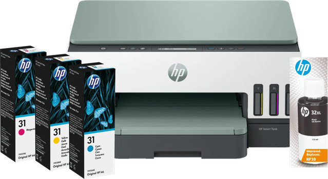 HP Smart Tank 7007 Tintenstrahldrucker inklusive einem zusätzlichen Satz Reservetintenflaschen - Bild 1