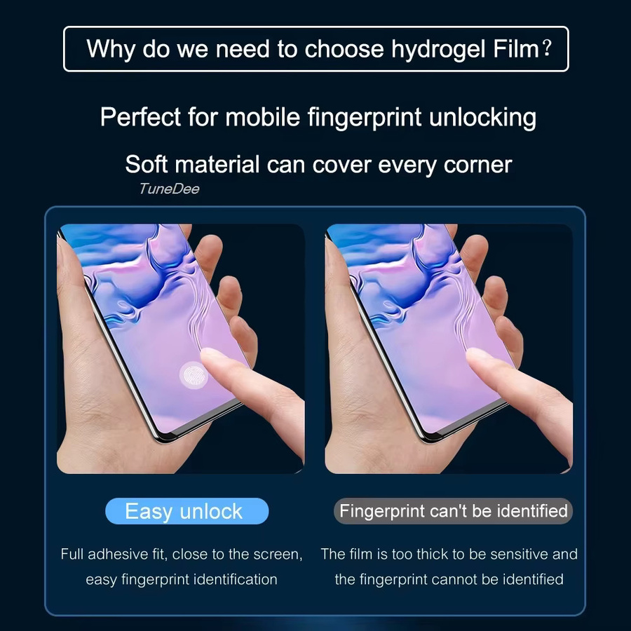 HD Hydrogel-Displayschutzfolie für Xiaomi Redmi Note 15 Pro 5G 14 13 12 11 4G 11s und Redmi 15C 10 9 13C, transparent - Bild 3