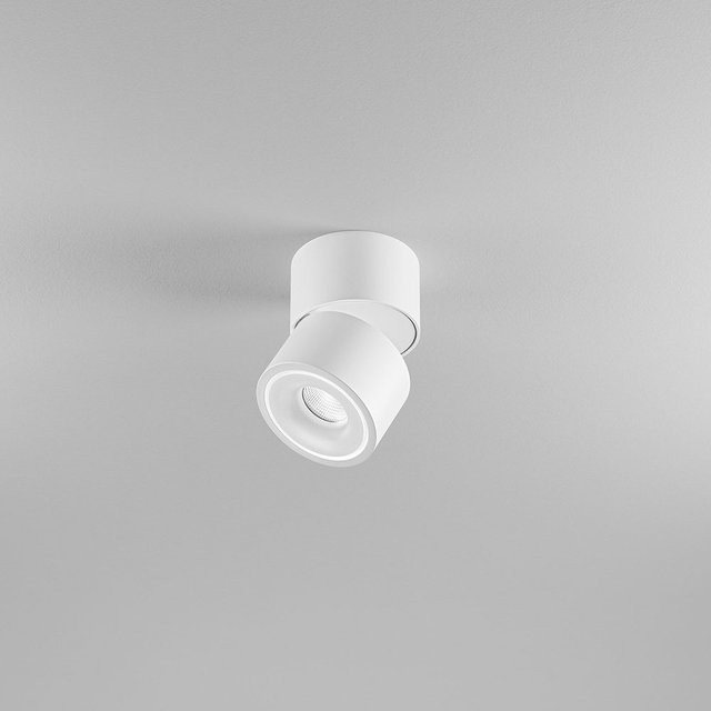 DLS Lighting Clippo S LED-Wand- und Deckenstrahler in Weiß, dimmbar und verstellbar mit warmweißem Licht (2700K) - Bild 1