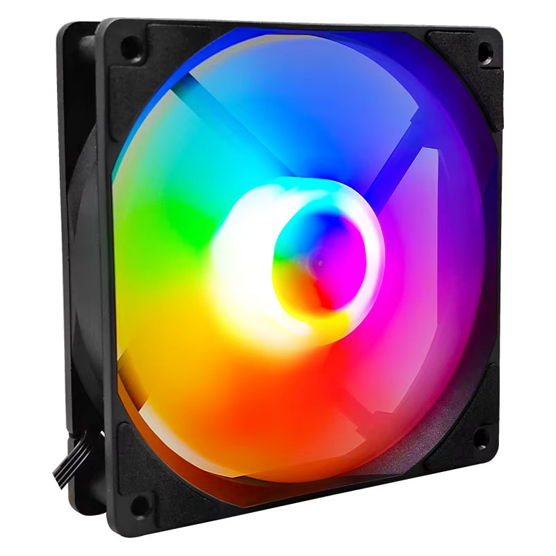 MANMU RGB Gehäuselüfter für Gaming PC, 120mm, Multicolour - Bild 3