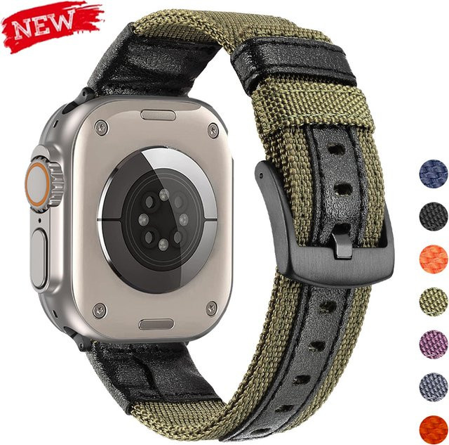 CAOWTAN Uhrenarmband Nylon, Unisex - Bild 1