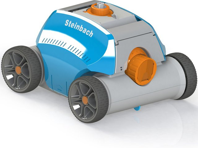 Steinbach Poolroboter Poolrunner Battery+ in Blau und Weiß für Pools bis 80 m² - Bild 1