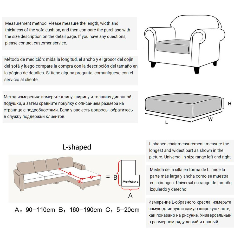 Airldianer Samt Kissenbezug für Sofa und Stühle, elastischer und schmutzabweisender Schonbezug aus Polyester für Haustiere und Kinder - Bild 2